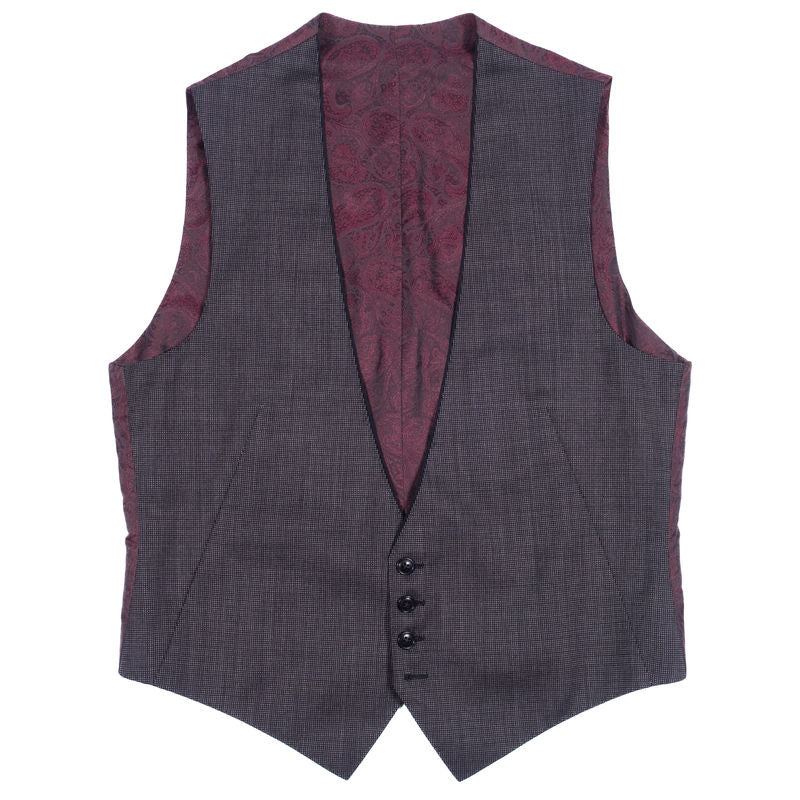 Grey Bespoke Dinner Jacket with Vest Sz 50