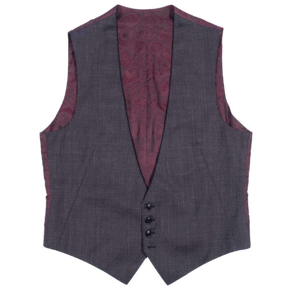 Grey Bespoke Dinner Jacket with Vest Sz 50
