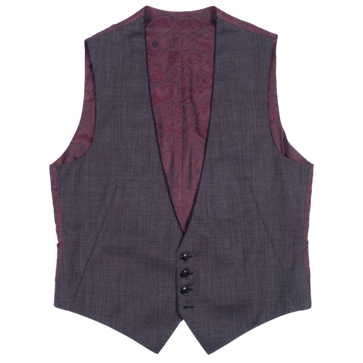 Grey Bespoke Dinner Jacket with Vest Sz 50