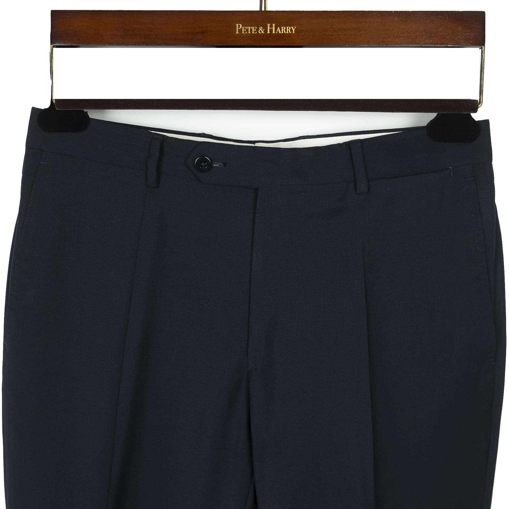 Black Wool Dress Trousers