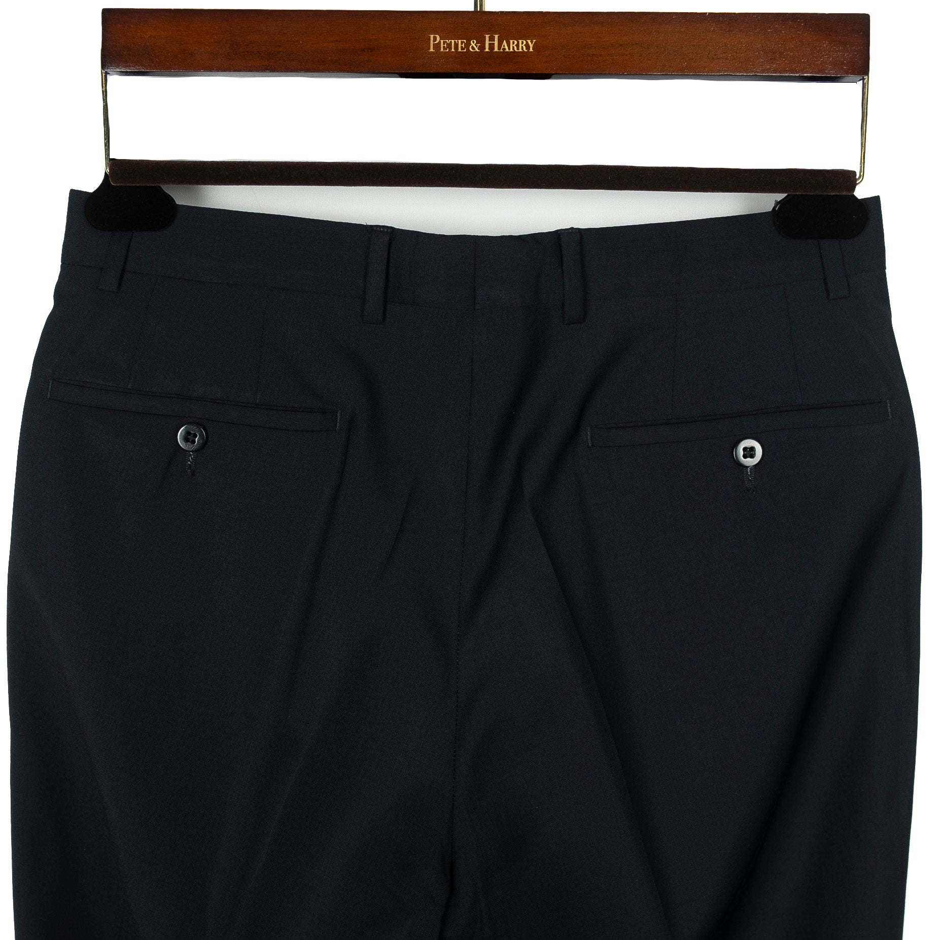 Black Wool Dress Trousers