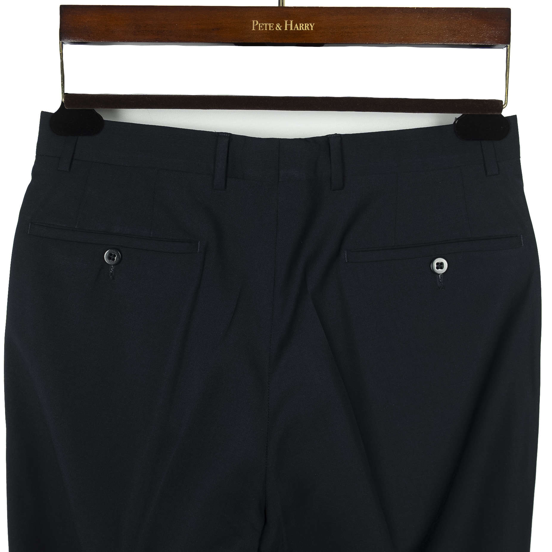 Black Wool Dress Trousers