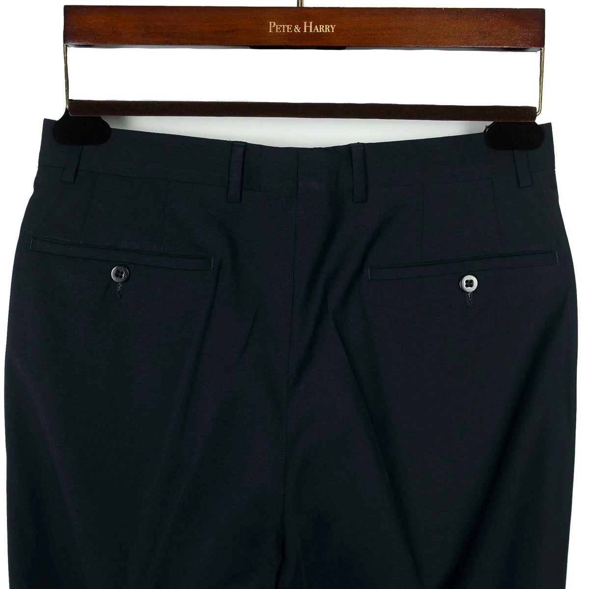Black Wool Dress Trousers