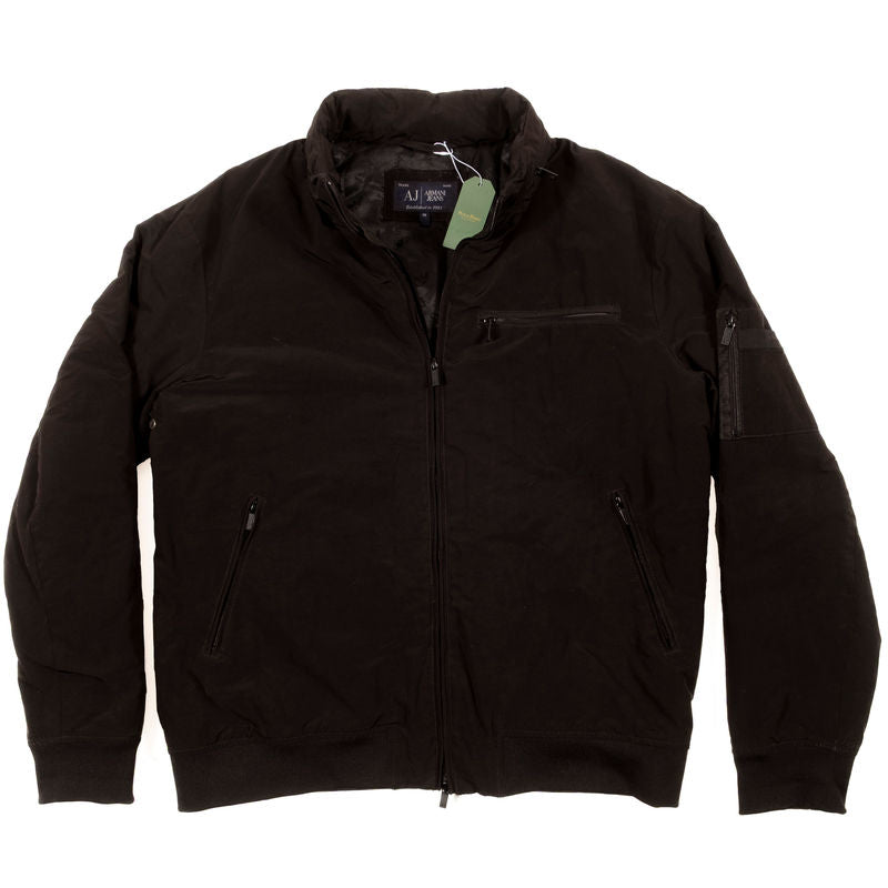 Armani Jeans Black Jacket Sz 58
