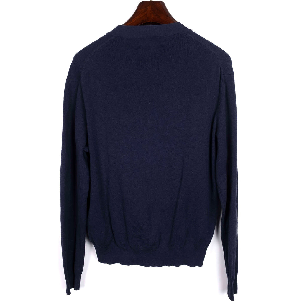 Navy Cotton Cardigan