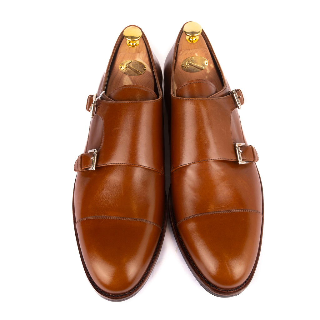 Box Calf Cognac Double Monkstrap