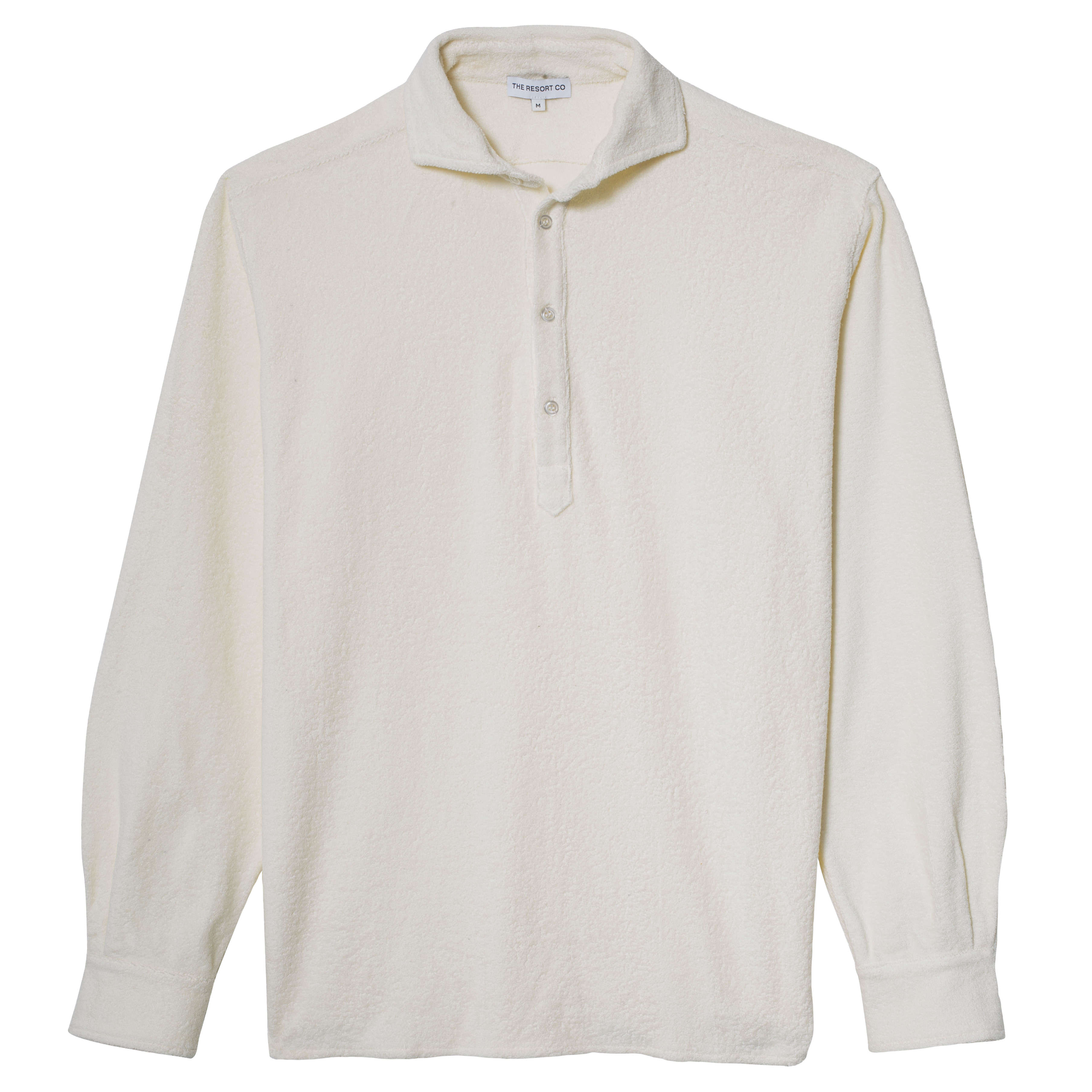 Terry Popover Shirt White - Regular Retail Price 1590 Kr