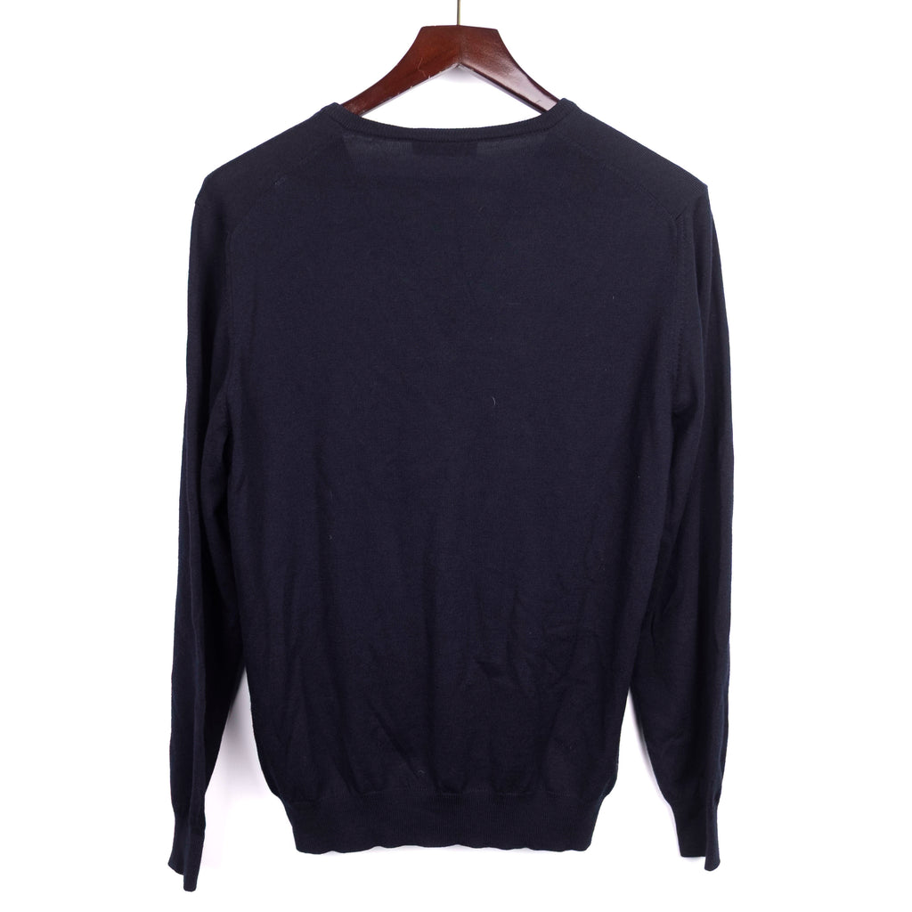 Navy V-Neck Sweater