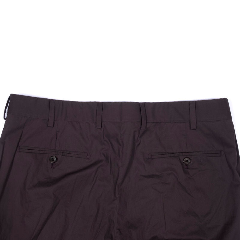 Belvest Burgundy Cotton Suit