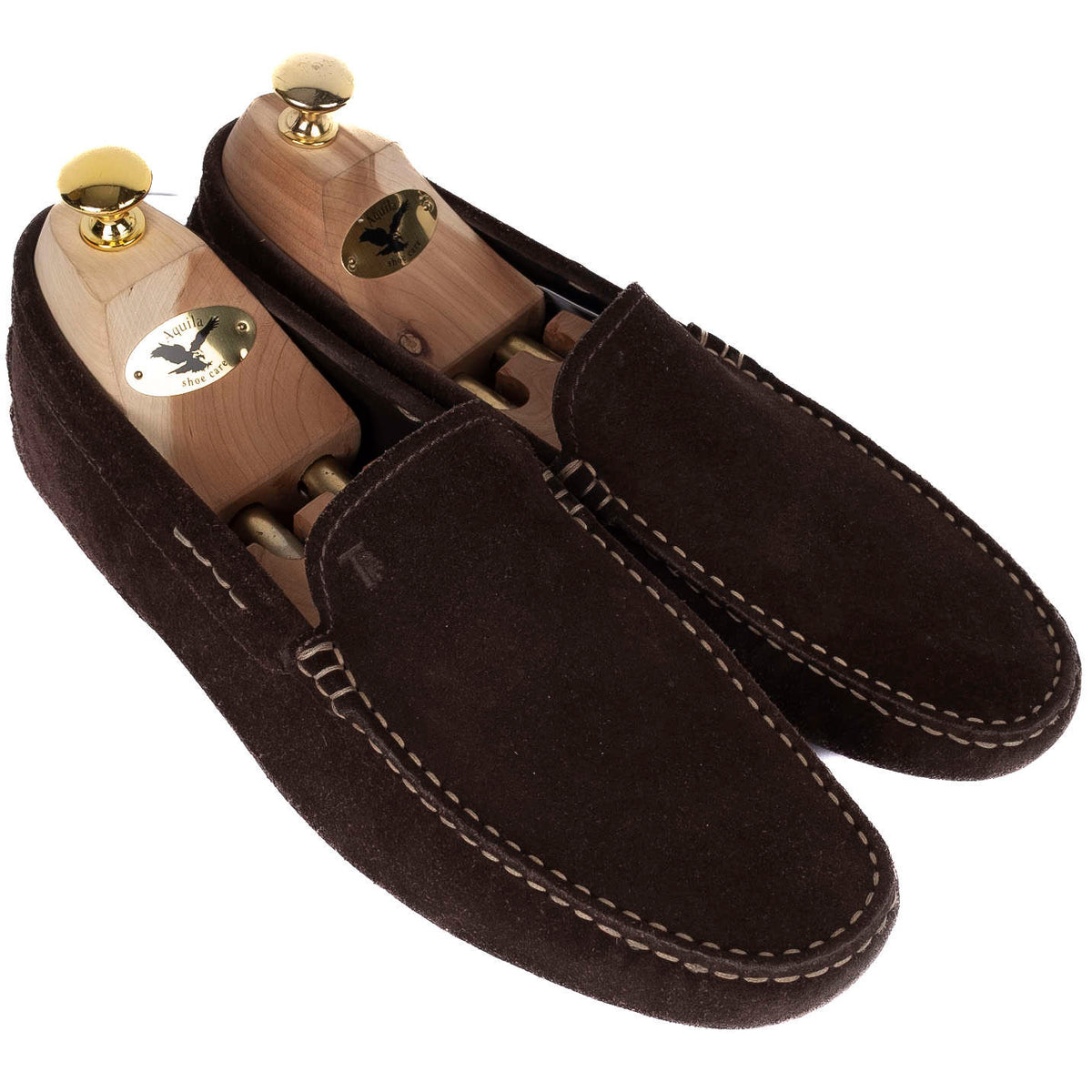 Brown Suede Car Shoes