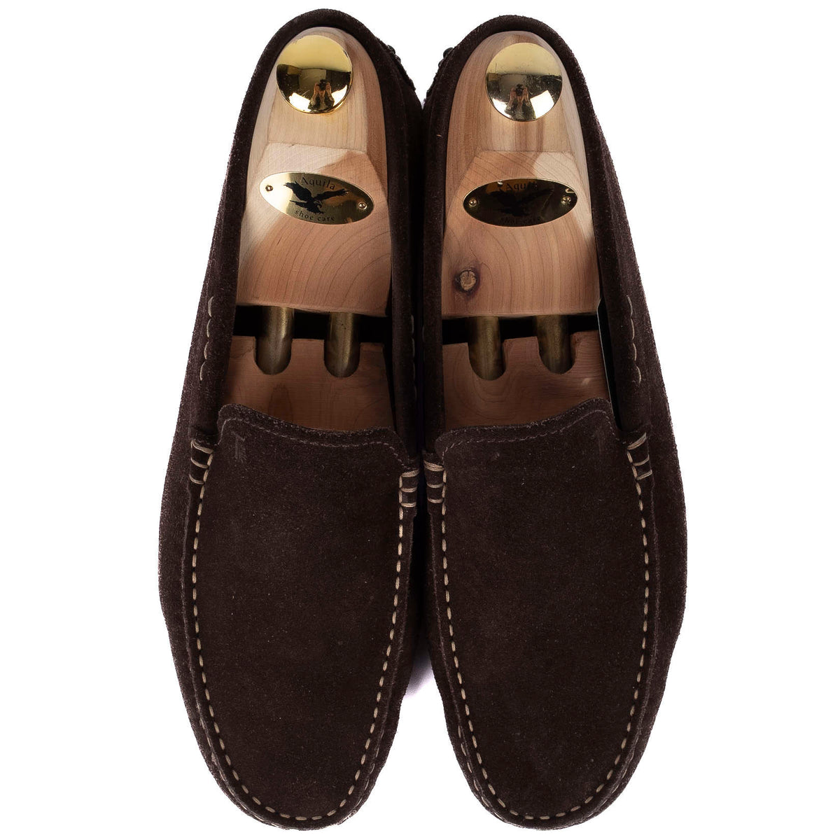 Brown Suede Car Shoes