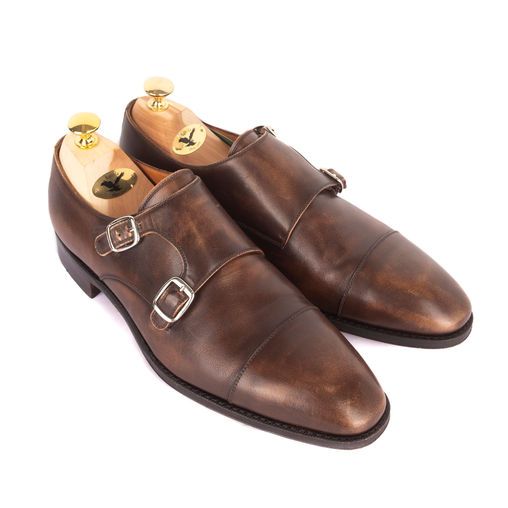 Box Calf Brown Double Monkstrap