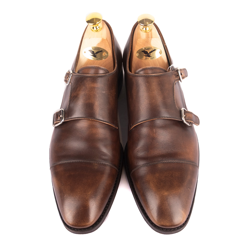 Box Calf Brown Double Monkstrap
