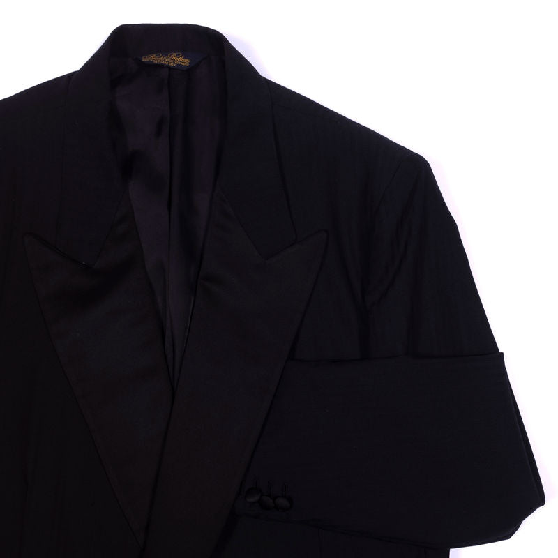 Brooks Brothers Black Double Breasted Tuxedo