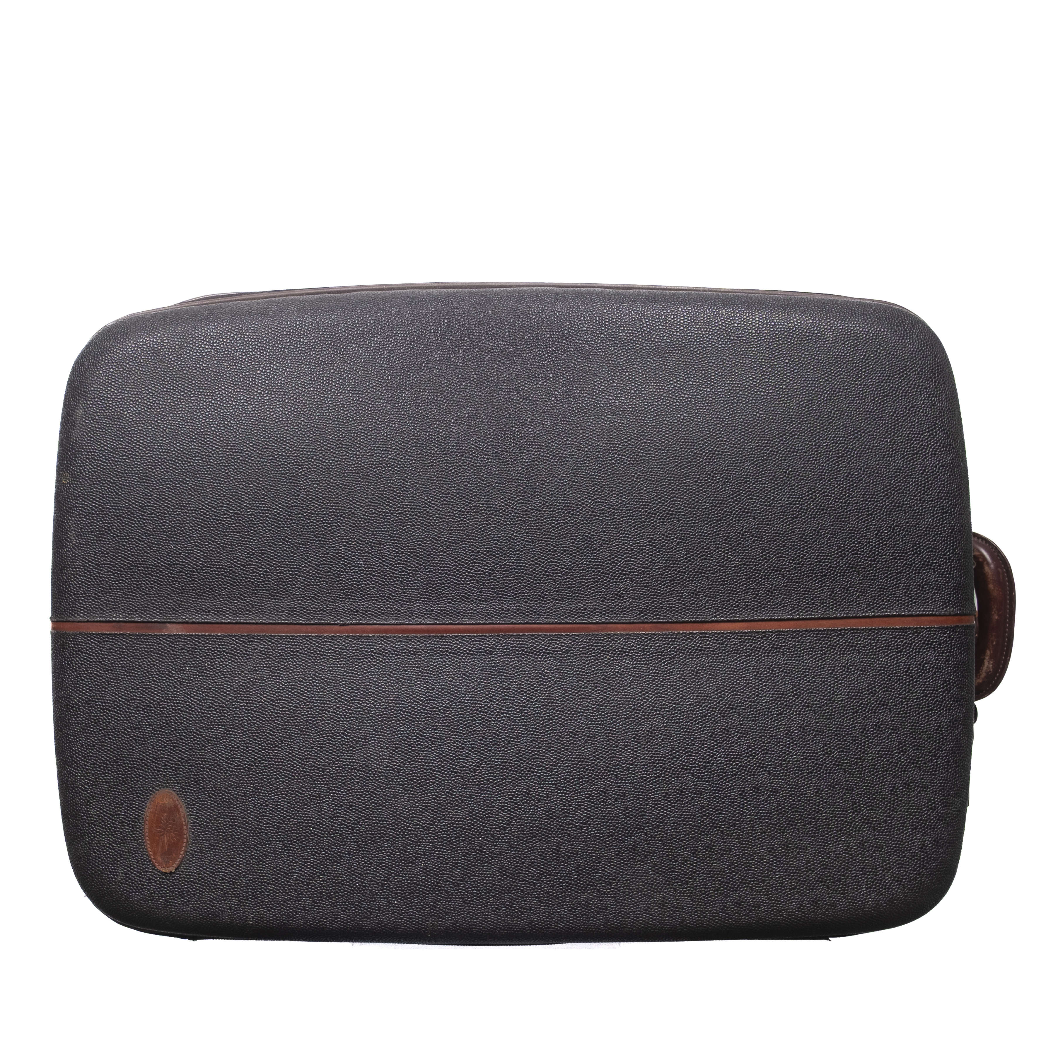 Brown Exclusive Mulberry Check in Luggage