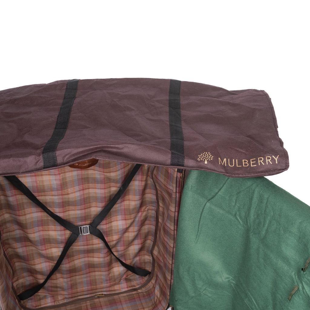 Brown Exclusive Mulberry Check in Luggage