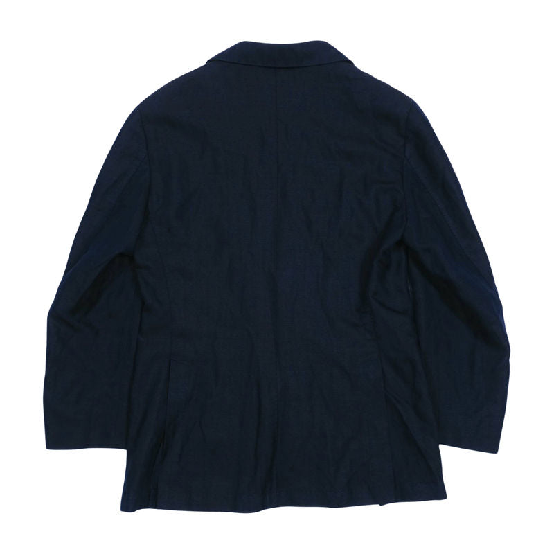 Isaia Wool/Linen Navy Sport Coat