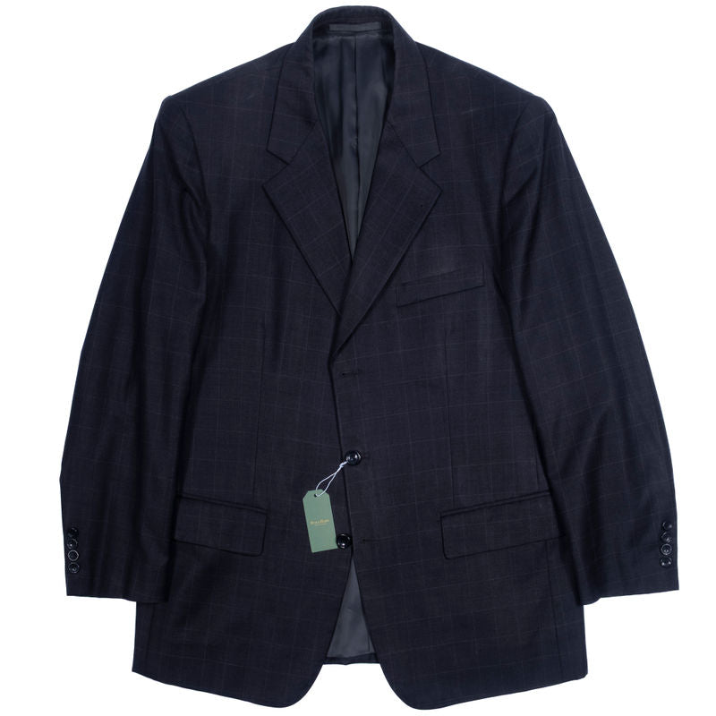 Reda Grey Check Suit Sz 50