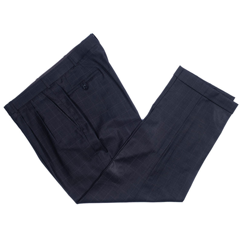 Reda Grey Check Suit Sz 50