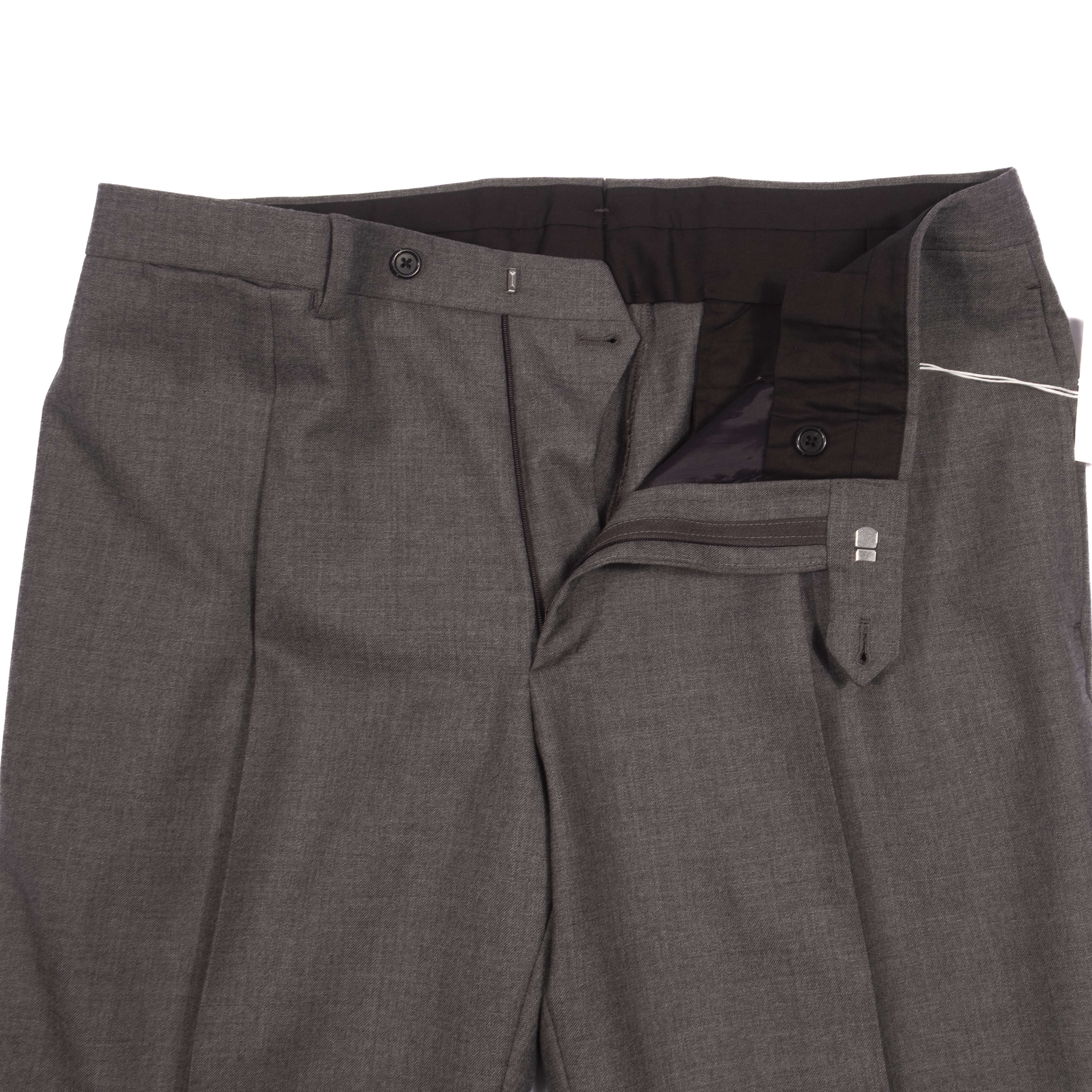 Grey Wool Dress Trouser