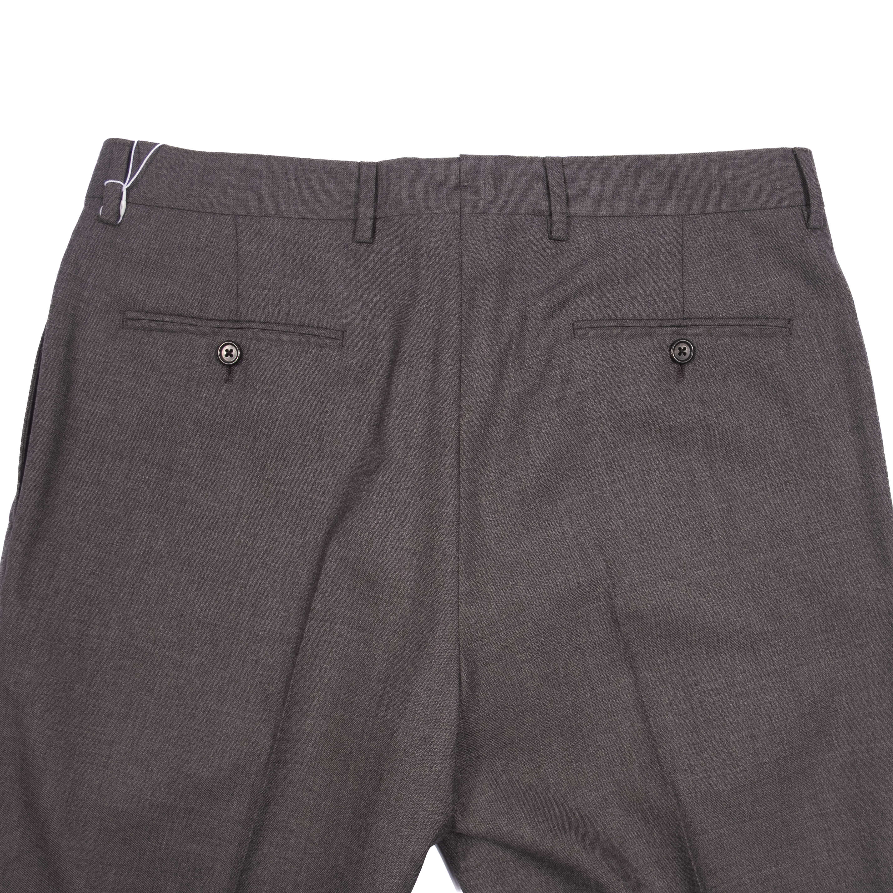 Grey Wool Dress Trouser