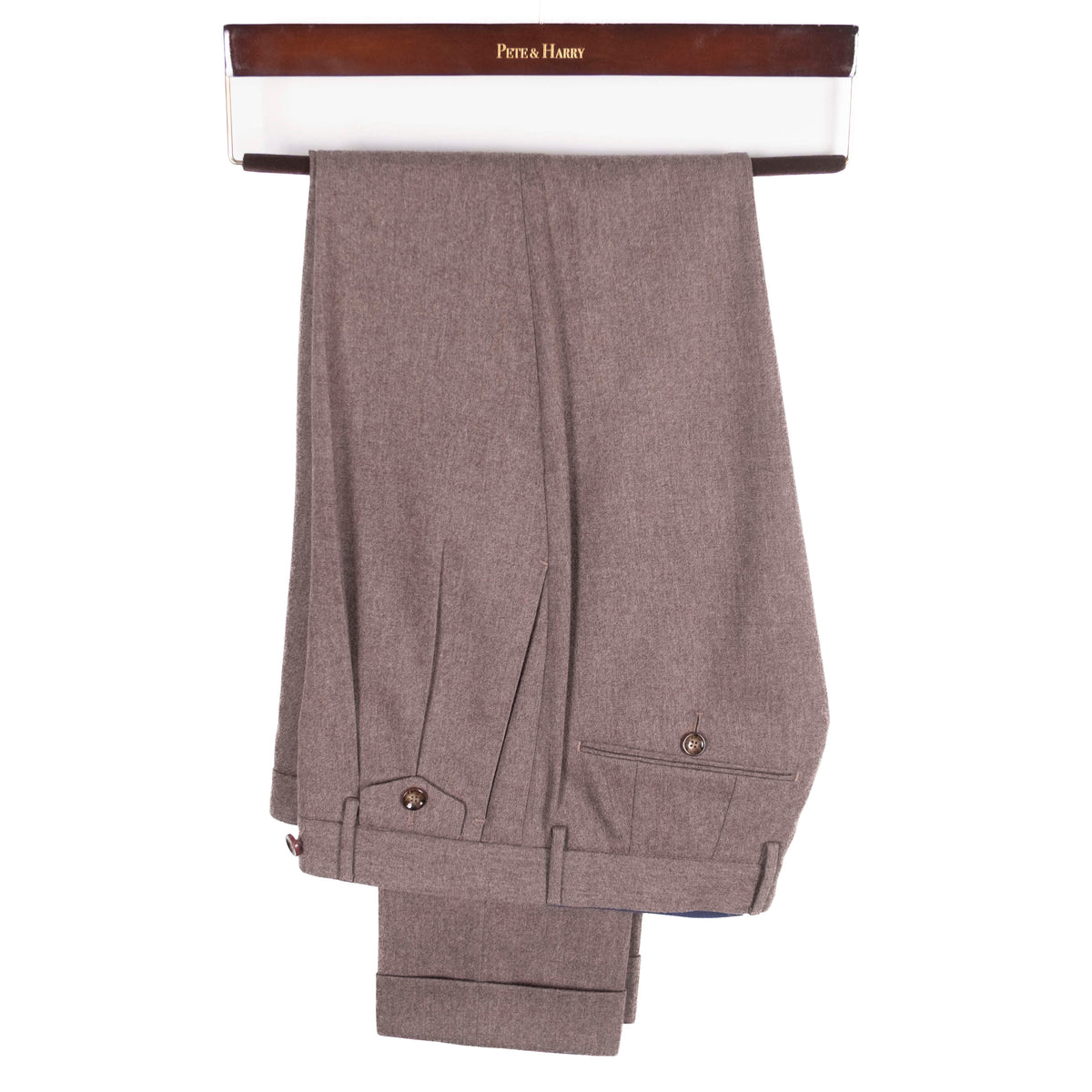 Taupe Flannel Trouser