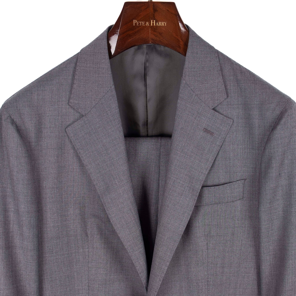 Neapolitan Hand Tailored Grey Suit