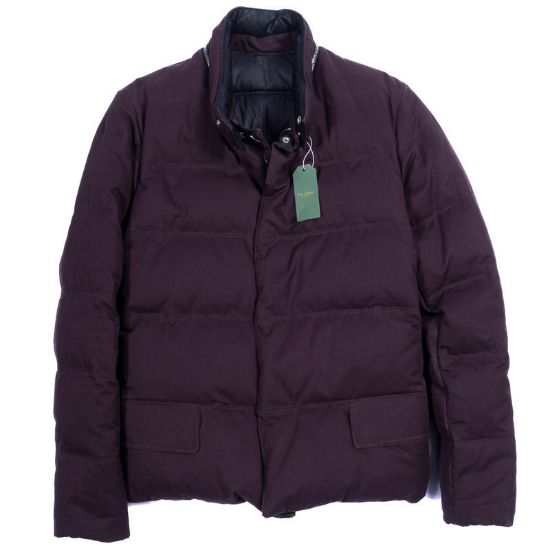 Balenciaga Brown/Burgundy Puffer Jacket Sz 46