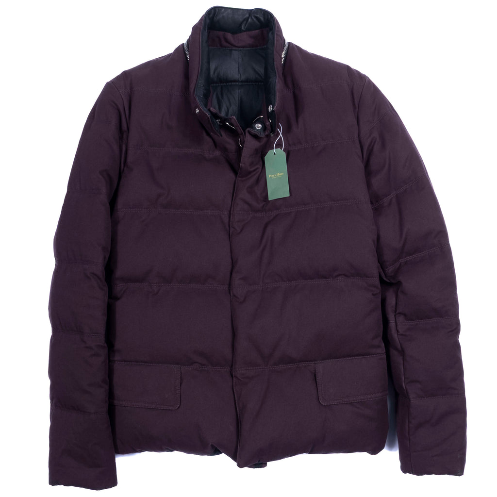 Balenciaga Brown/Burgundy Puffer Jacket Sz 46