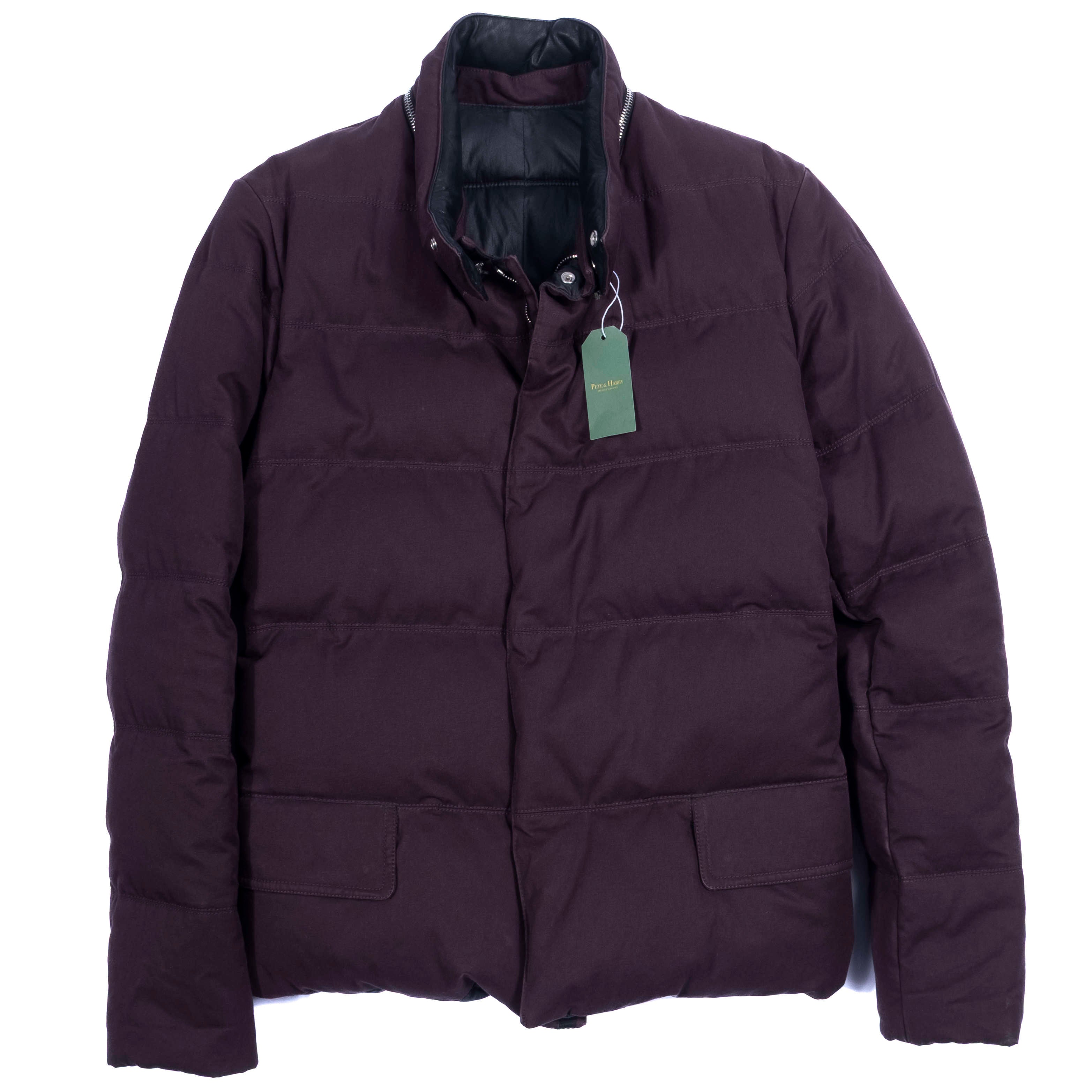 Balenciaga Brown/Burgundy Puffer Jacket Sz 46