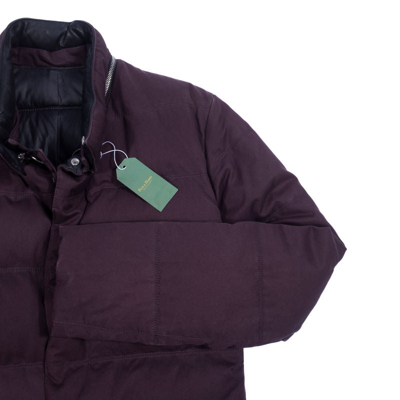 Balenciaga Brown/Burgundy Puffer Jacket Sz 46