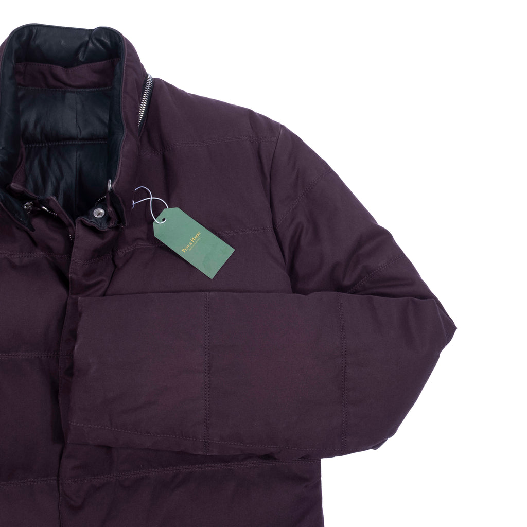 Balenciaga Brown/Burgundy Puffer Jacket Sz 46