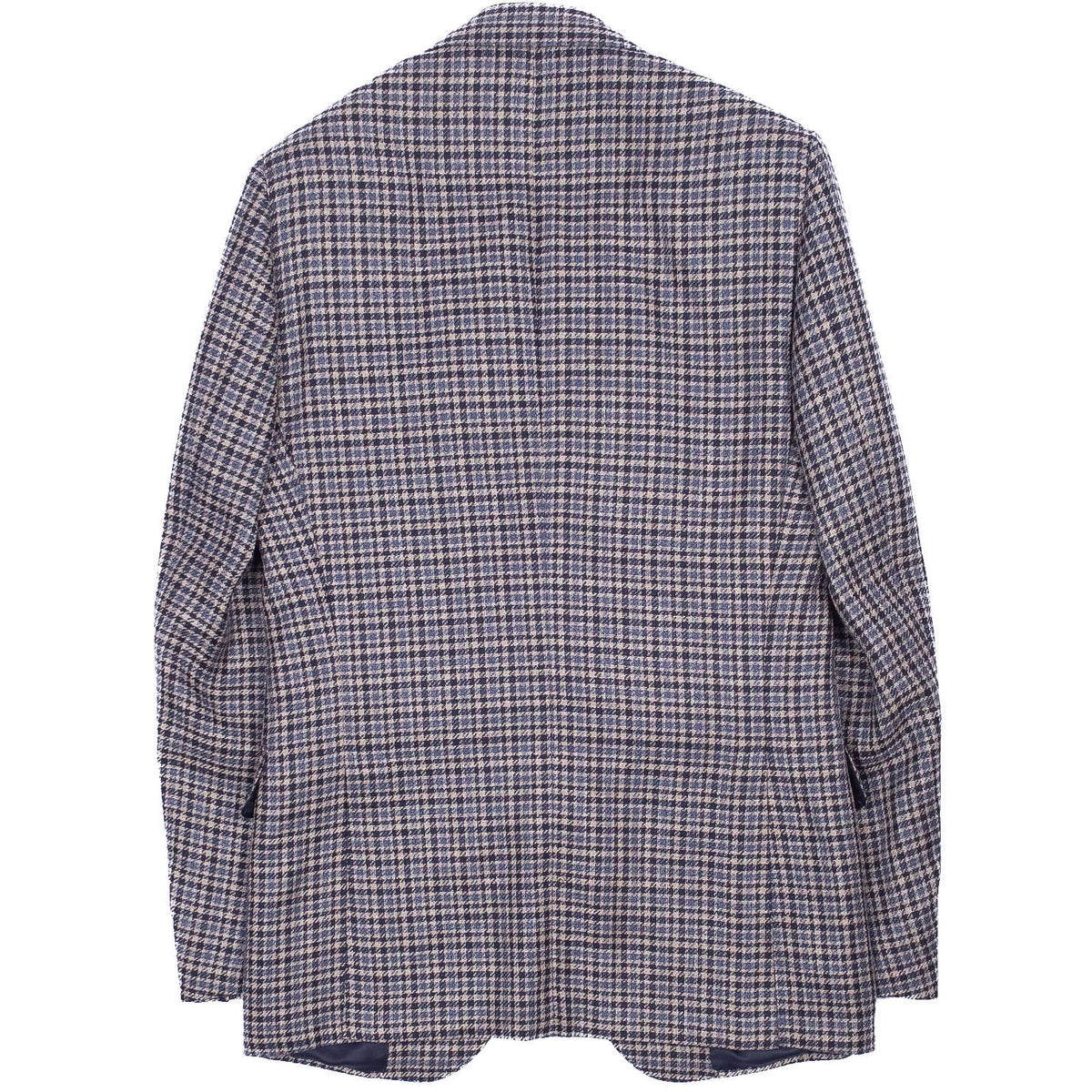 Beige with Blue Check Sport Coat