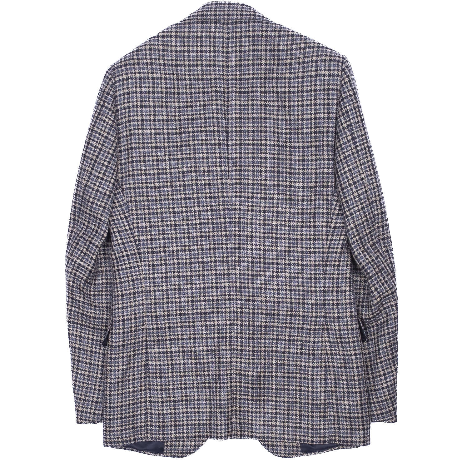 Beige with Blue Check Sport Coat
