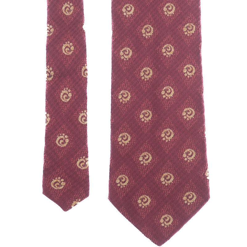 Red Patterned Tie