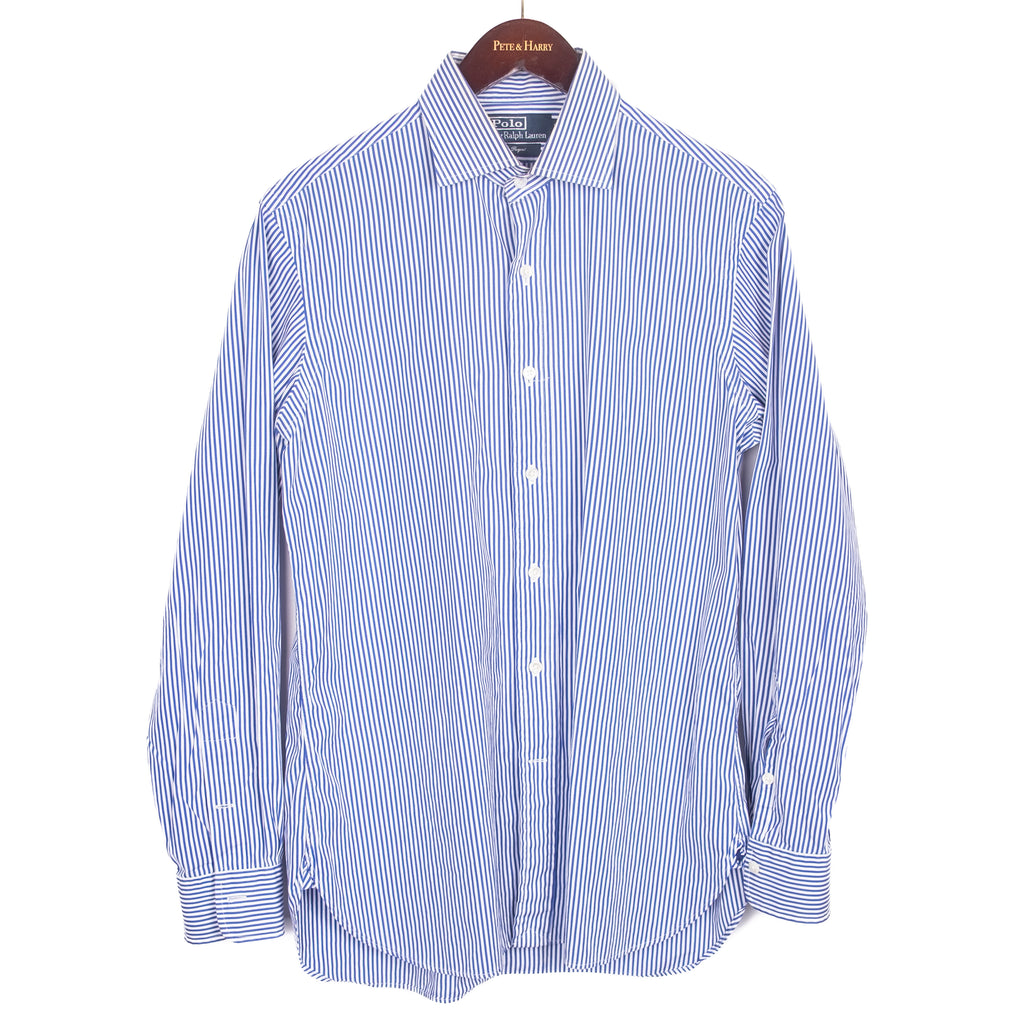 Blue Striped Business Shirt