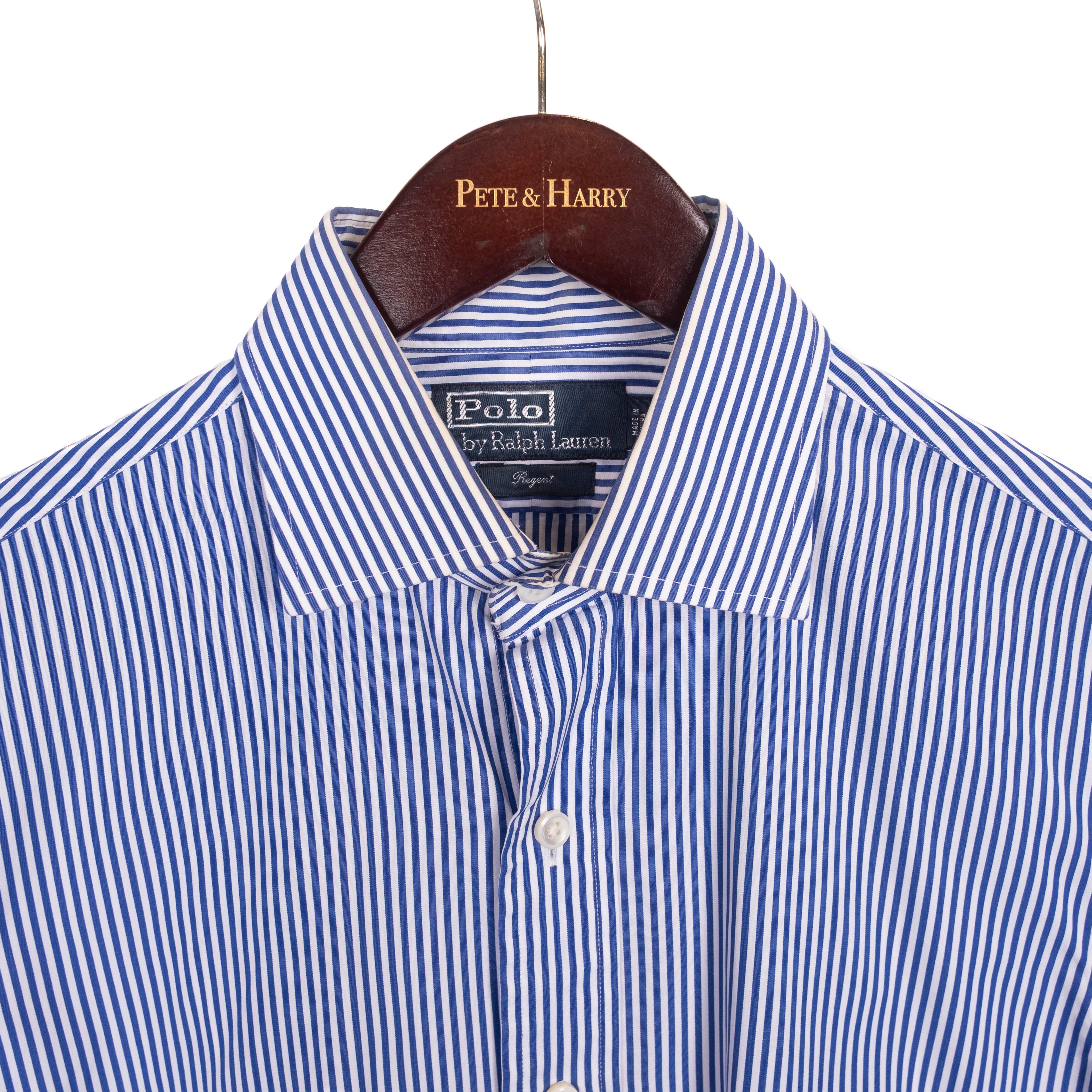 Blue Striped Business Shirt