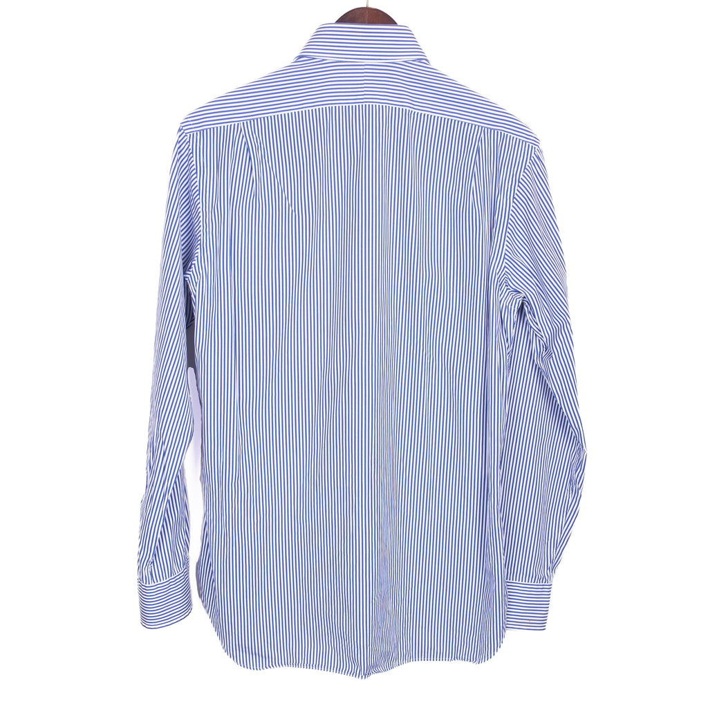 Blue Striped Business Shirt