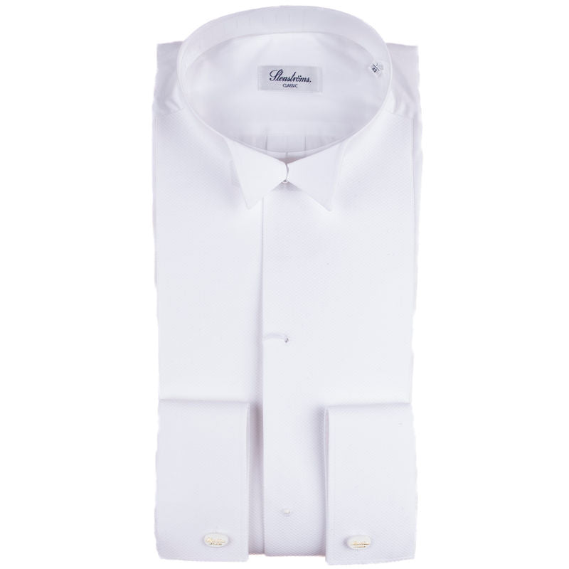 Stenströms White Tie Shirts Formal Shirt
