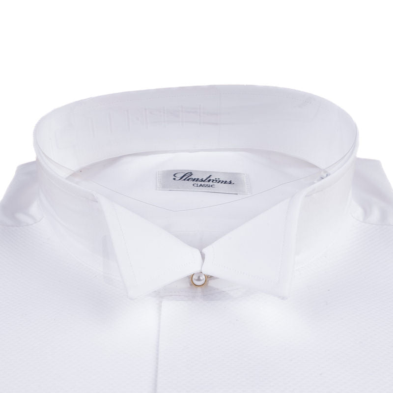 Stenströms White Tie Shirts Formal Shirt