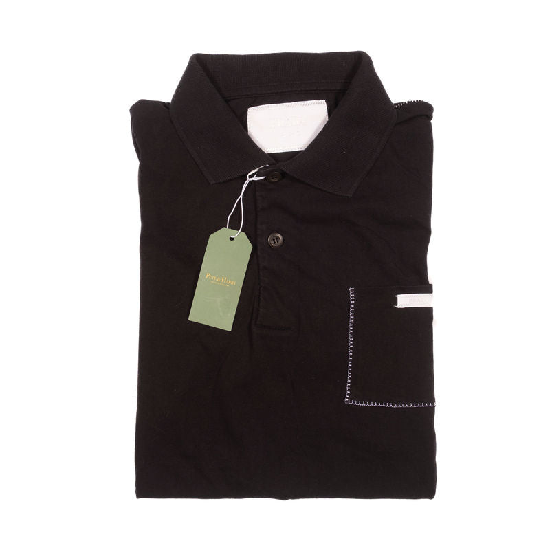 Prada Black Short Sleeve Polo Shirt