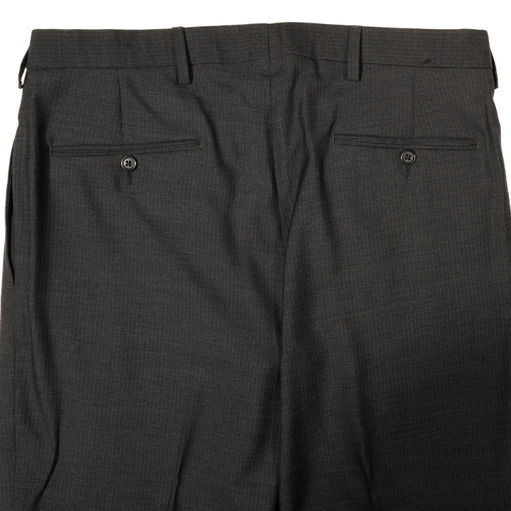 Neapolitan Hand Tailored Grey Pinstripe Suit Sz 54