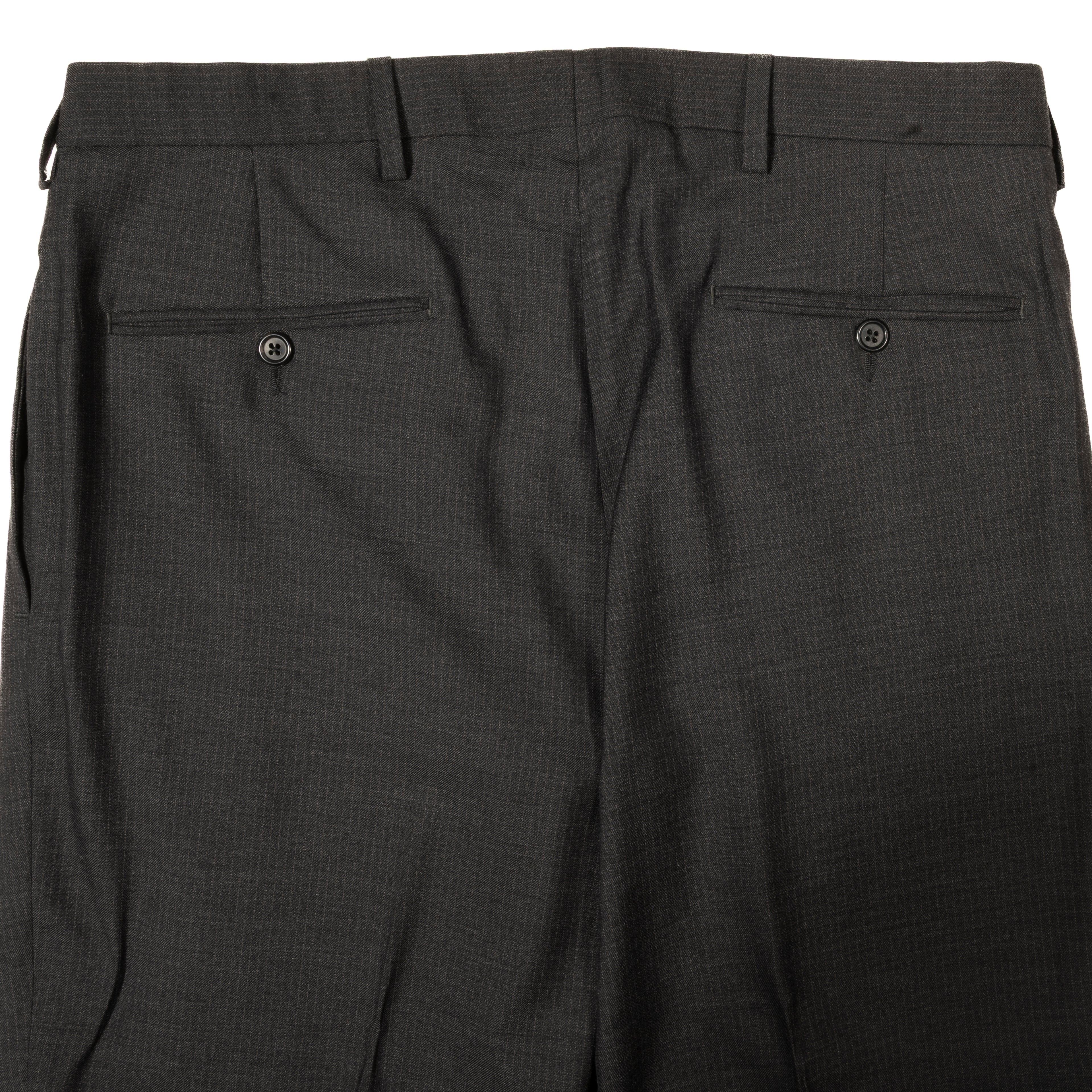 Neapolitan Hand Tailored Grey Pinstripe Suit Sz 54