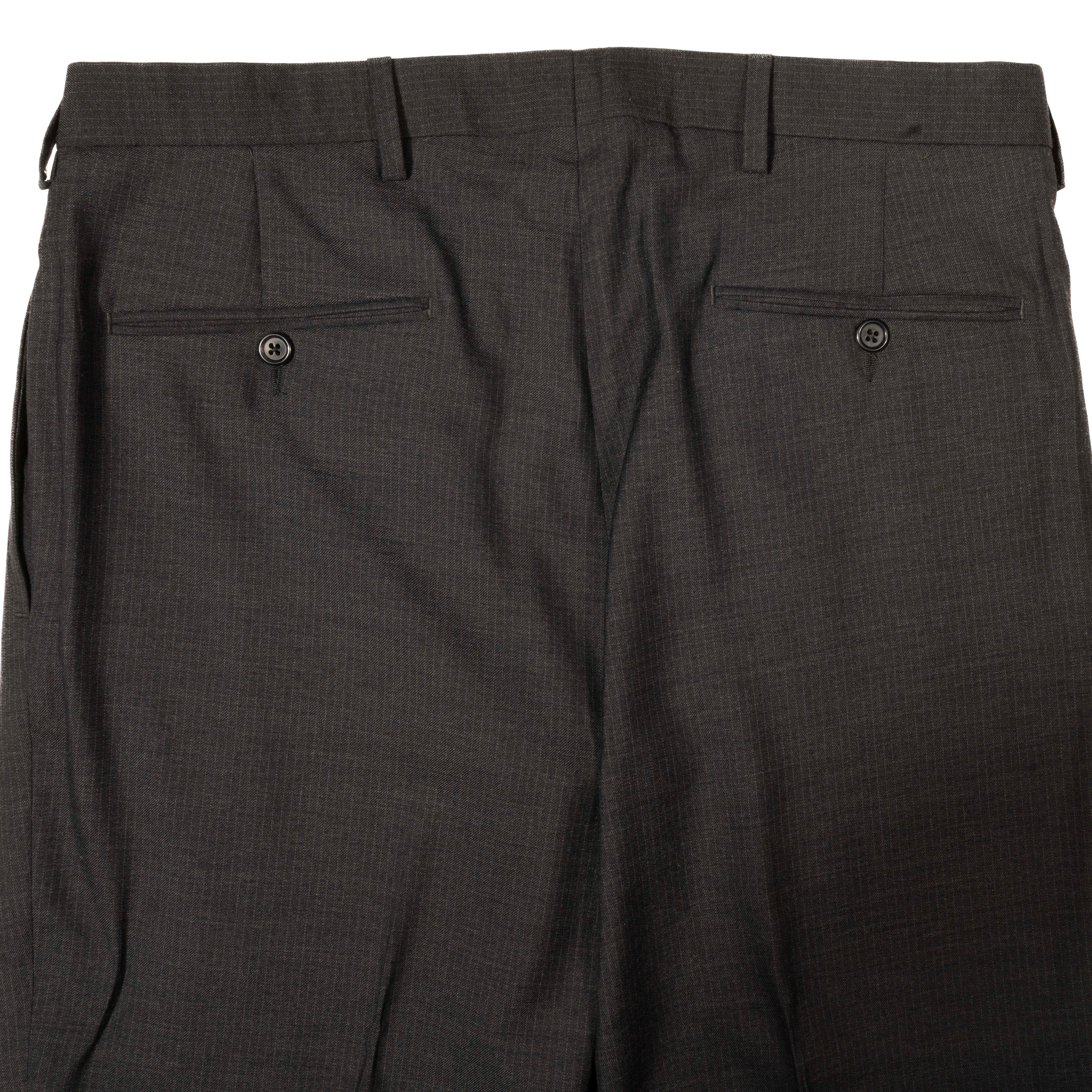 Neapolitan Hand Tailored Grey Pinstripe Suit Sz 54