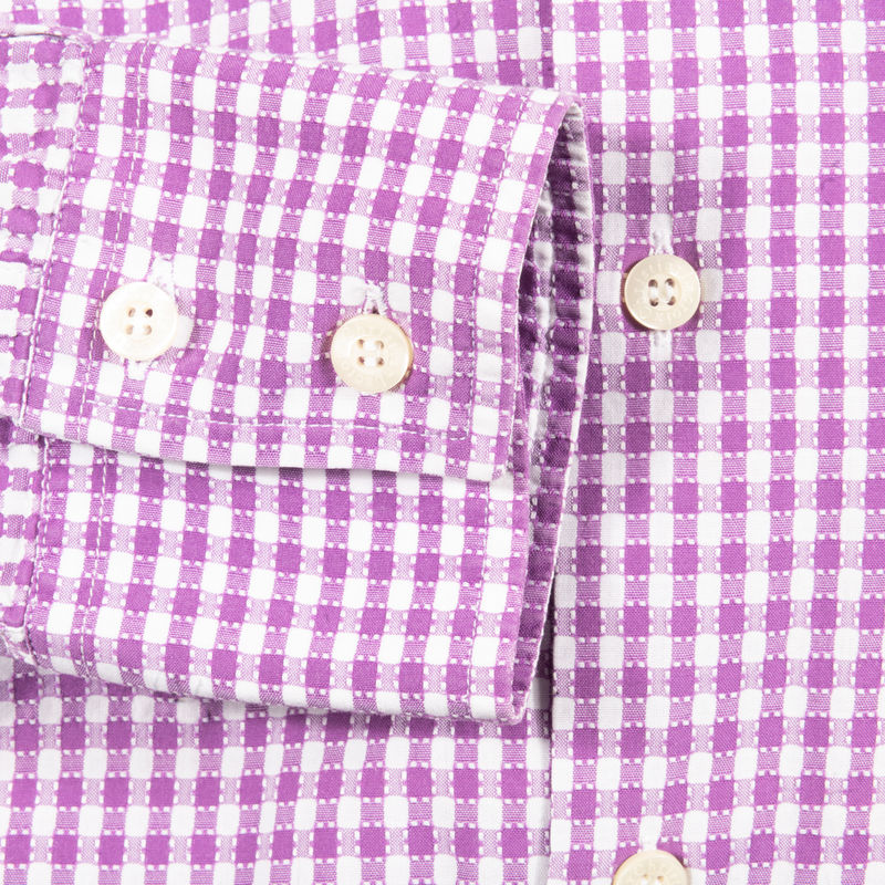 Christian Lacroix Purple with Checks Business Shirt