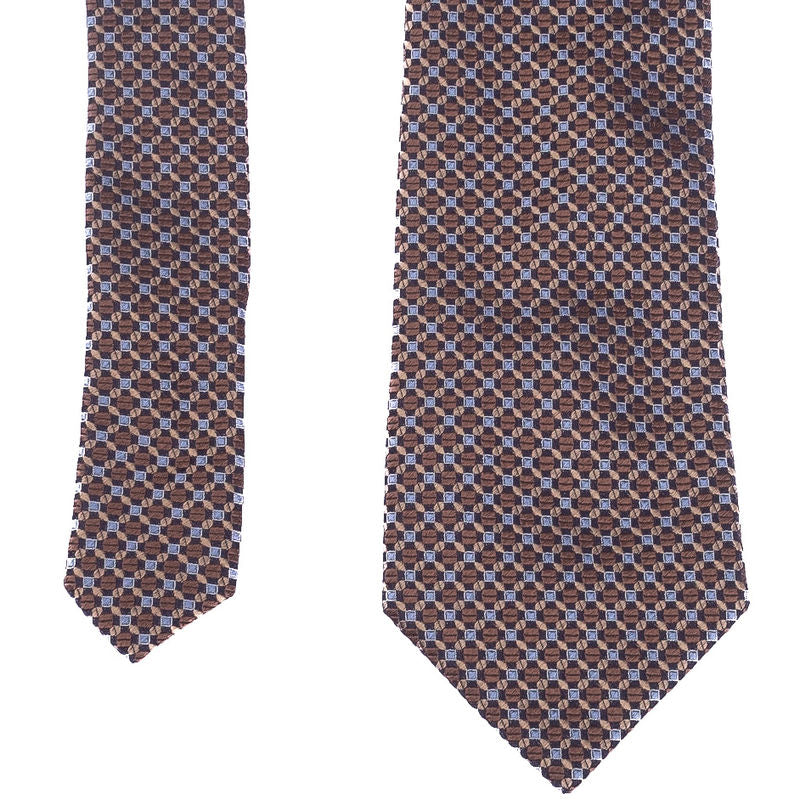 Brown Patterned Tie