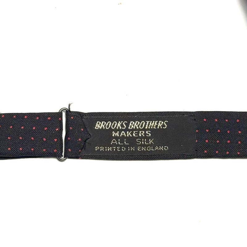 Brooks Brothers Navy Polka Dot Bow Tie