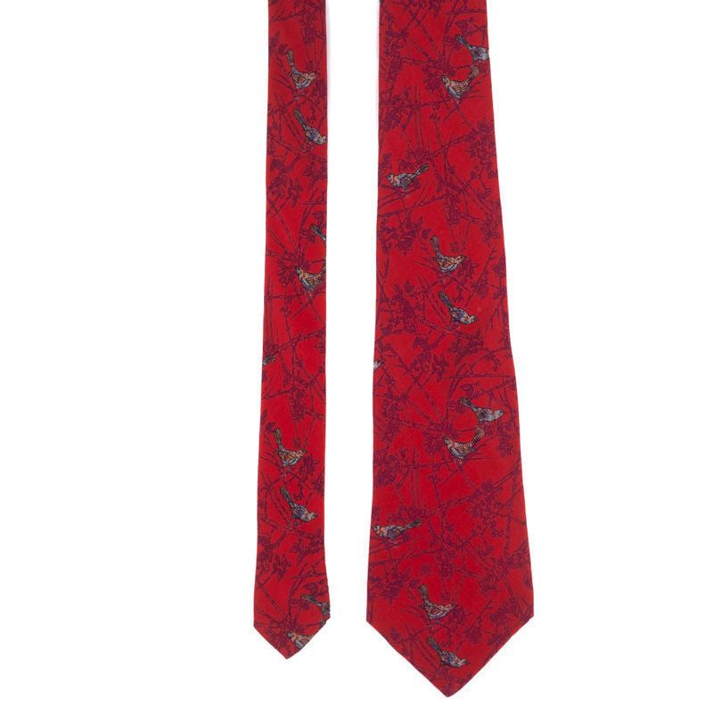 Lanvin Red Tie