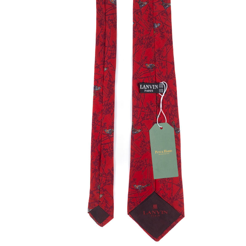 Lanvin Red Tie