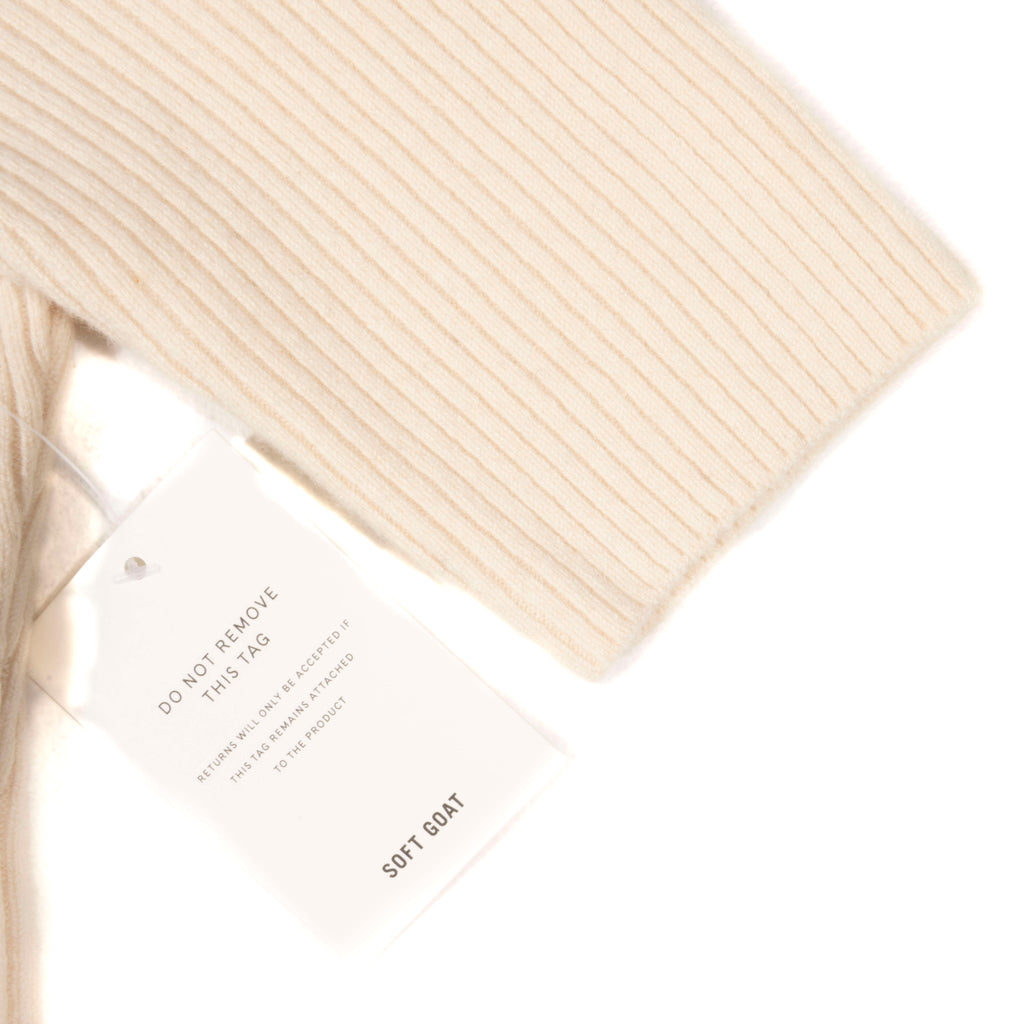 Sweetheart Top Feather White Cashmere